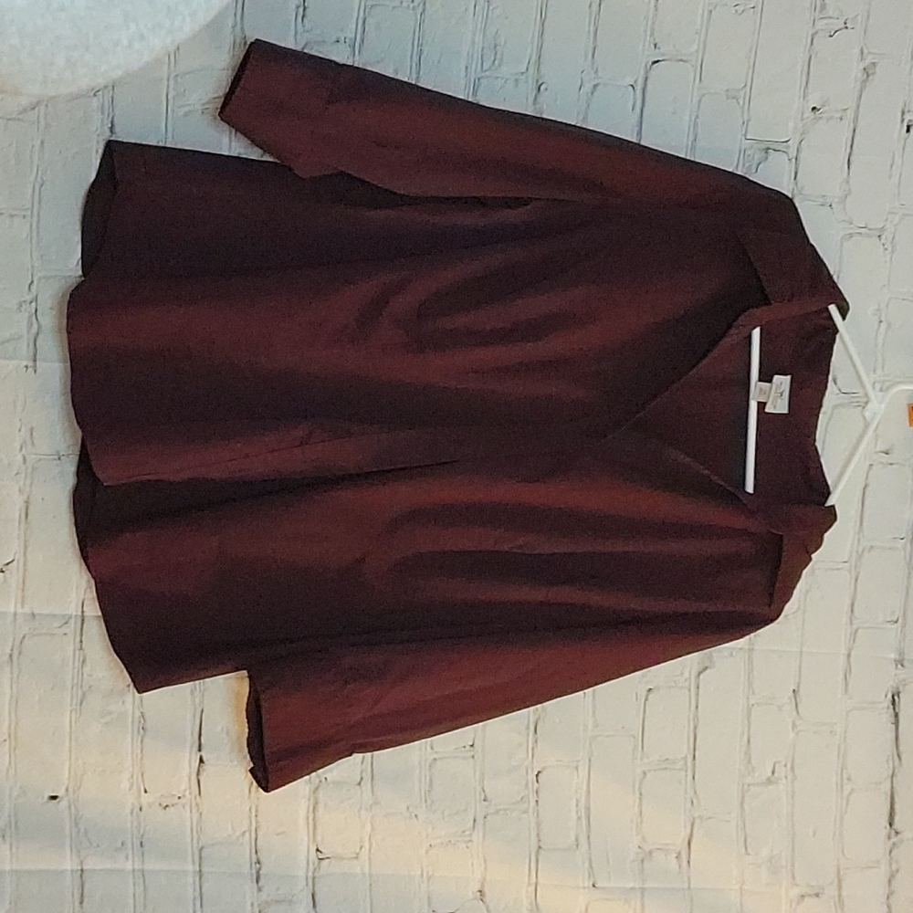 Worthington Maroon Button Down Shirt